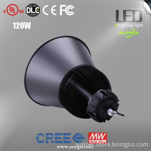 China Industrial High Power 120W UL Dlc High Bay Lamp